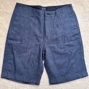 J Crew Gramercy Navy Blue Shorts 30 W